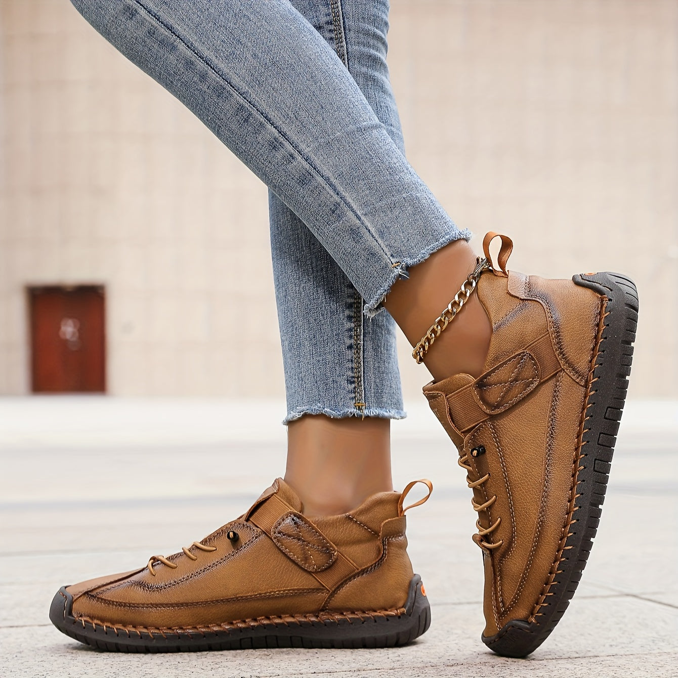Margaux™ - Chaussures Orthopédiques en Cuir à Cheville