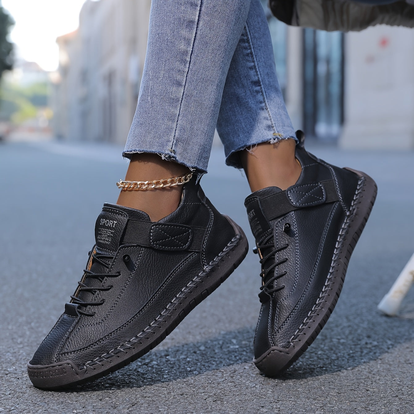 Margaux™ - Chaussures Orthopédiques en Cuir à Cheville