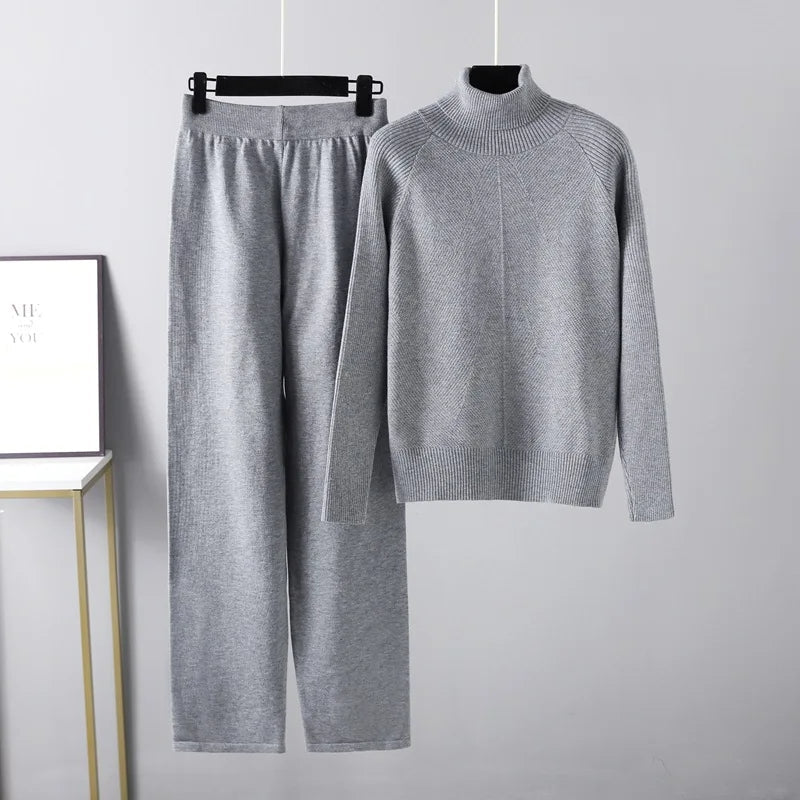 Laetitia | Ensemble deux pièces Lounge en tricot torsadé