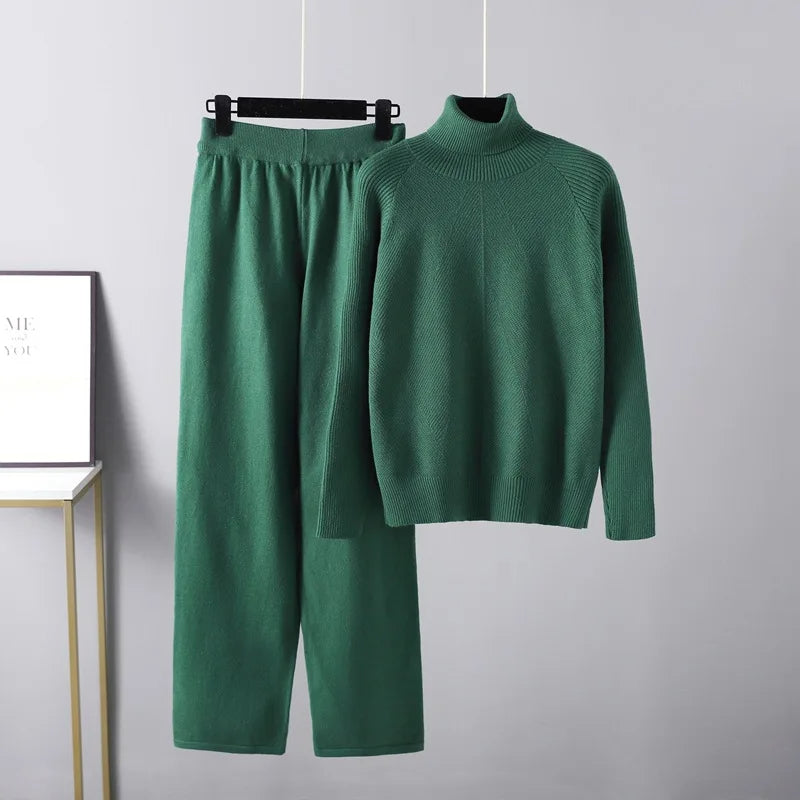 Laetitia | Ensemble deux pièces Lounge en tricot torsadé