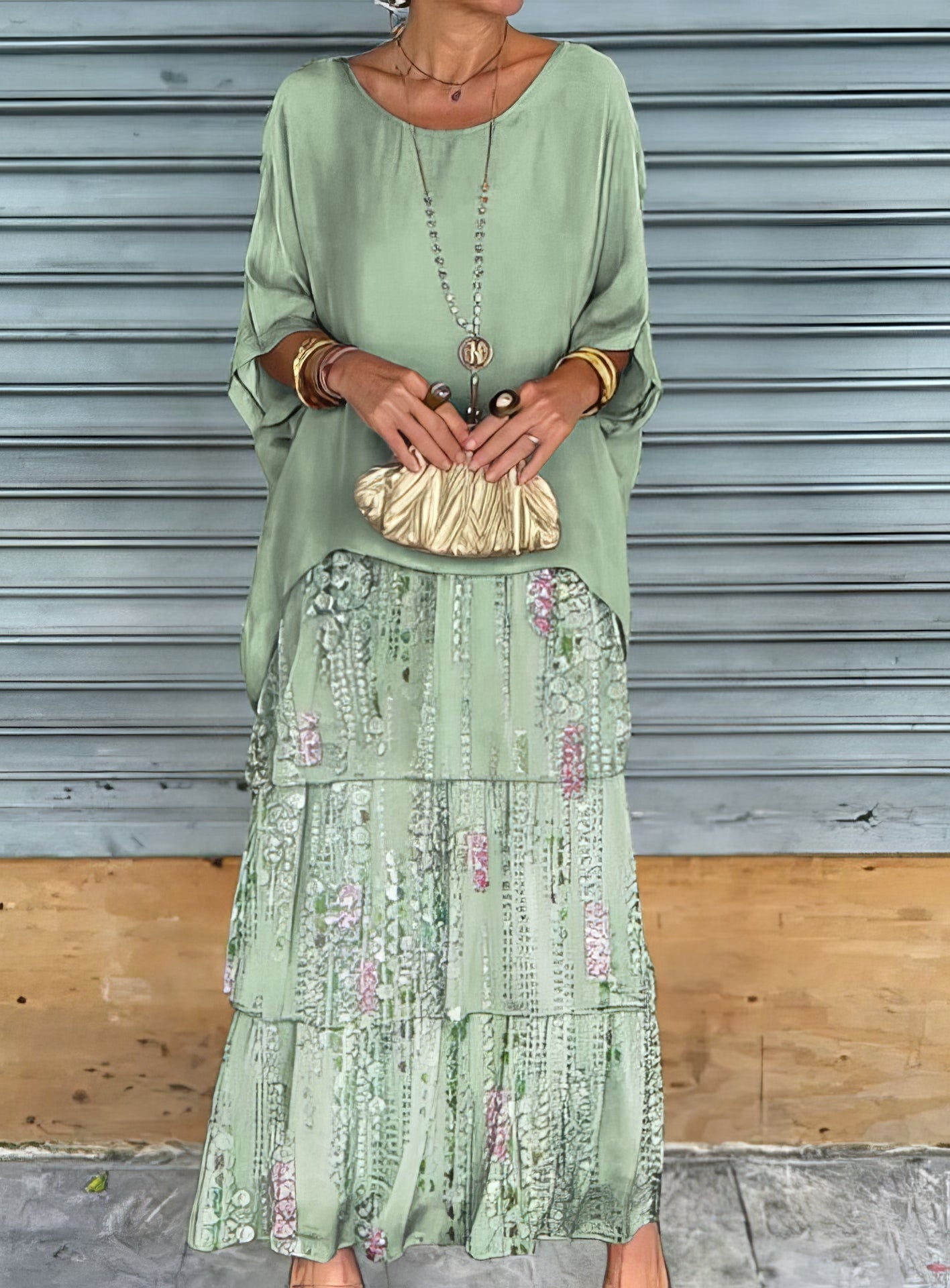 Colette™ | Robe Fluide à Étages Élégante