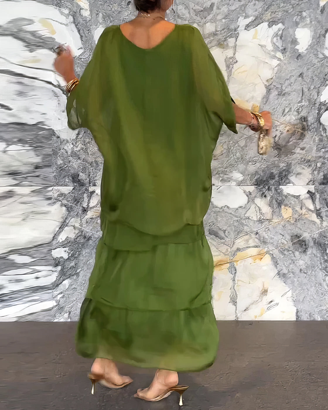 Colette™ | Robe Fluide à Étages Élégante