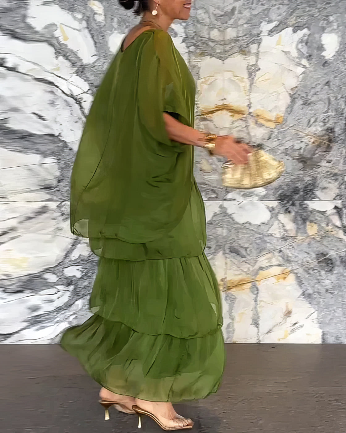 Colette™ | Robe Fluide à Étages Élégante