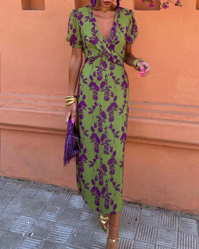 Celia - Robe Florale Élégante