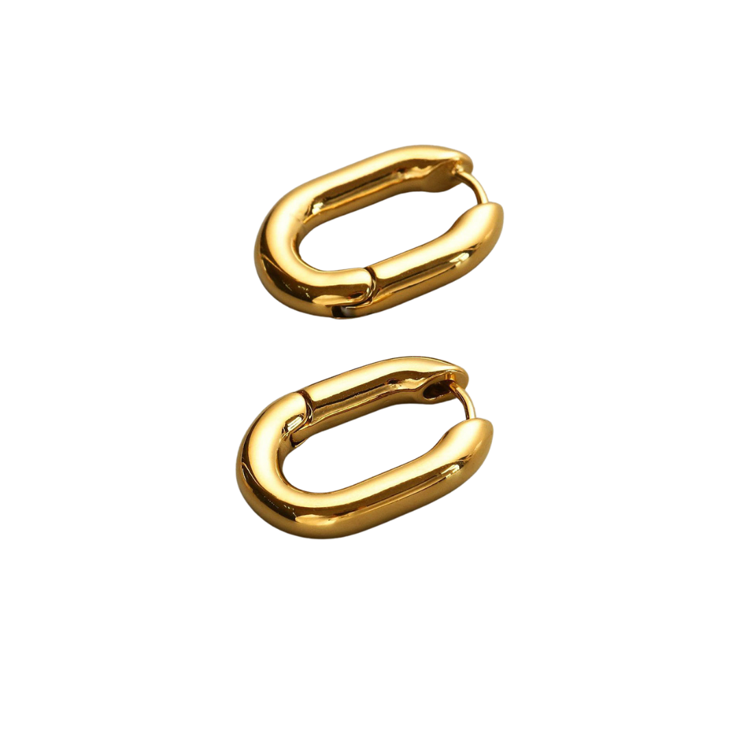 Charlotte | Boucles d'Oreilles Mini Rectangulaires Vaelora