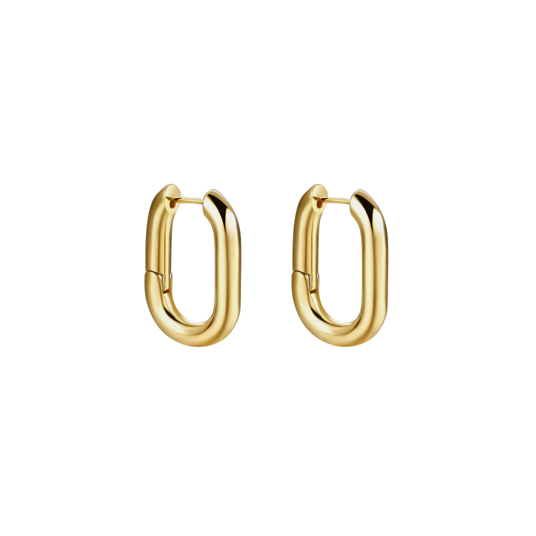 Charlotte | Boucles d'Oreilles Mini Rectangulaires Vaelora