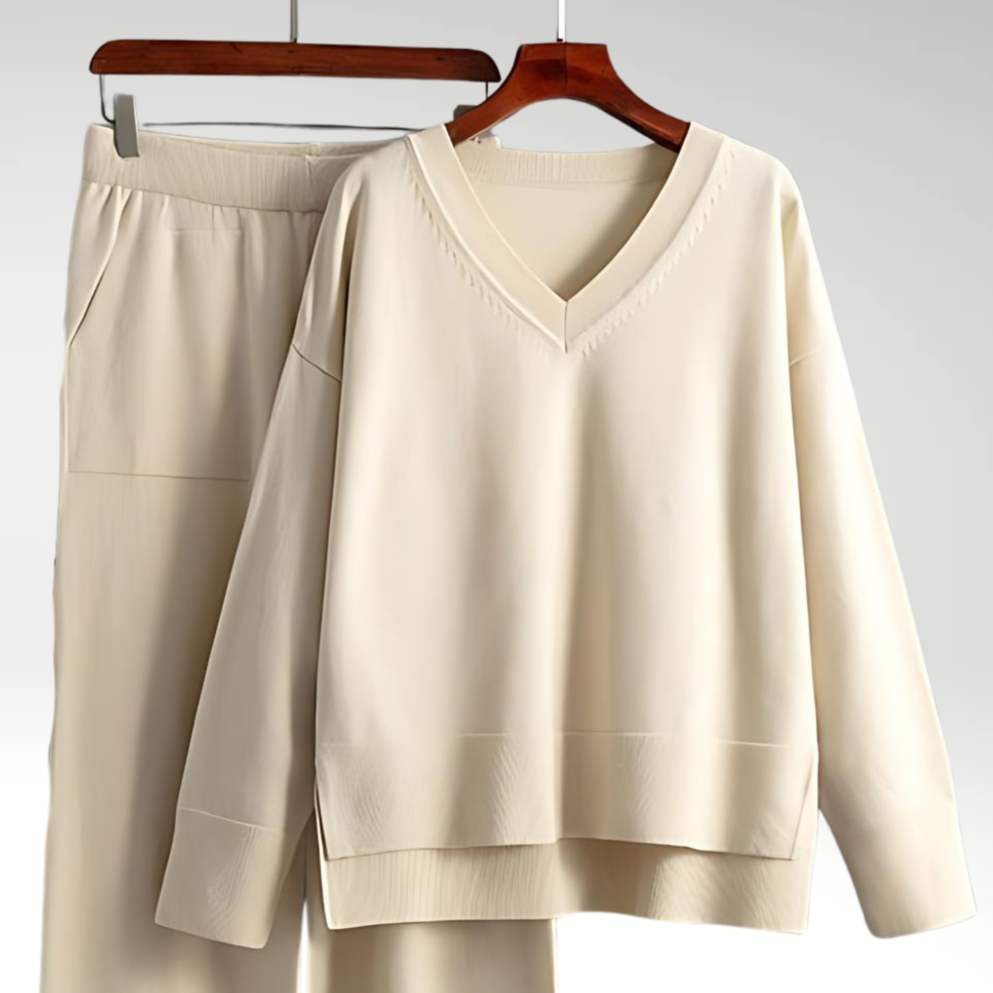 Line | Ensemble deux pièces Luxe à col en V