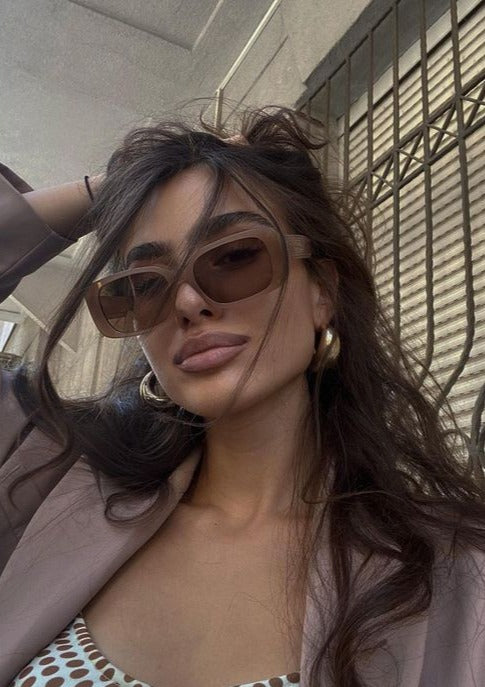 Annette | Lunettes de soleil Vita à monture carrée-ronde