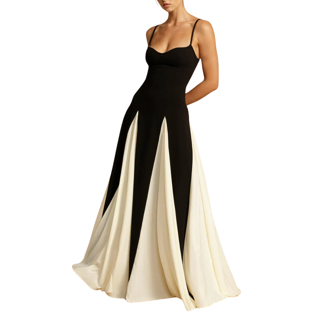 Claudine | Robe Maxi Swing de Fête