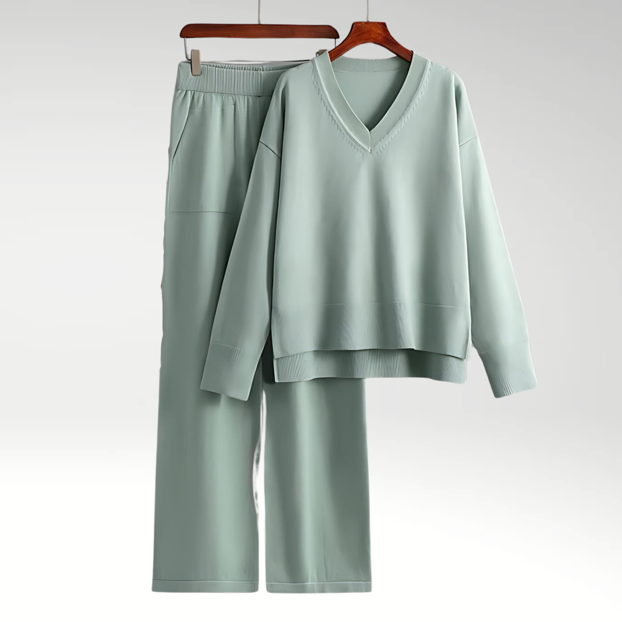 Line | Ensemble deux pièces Luxe à col en V