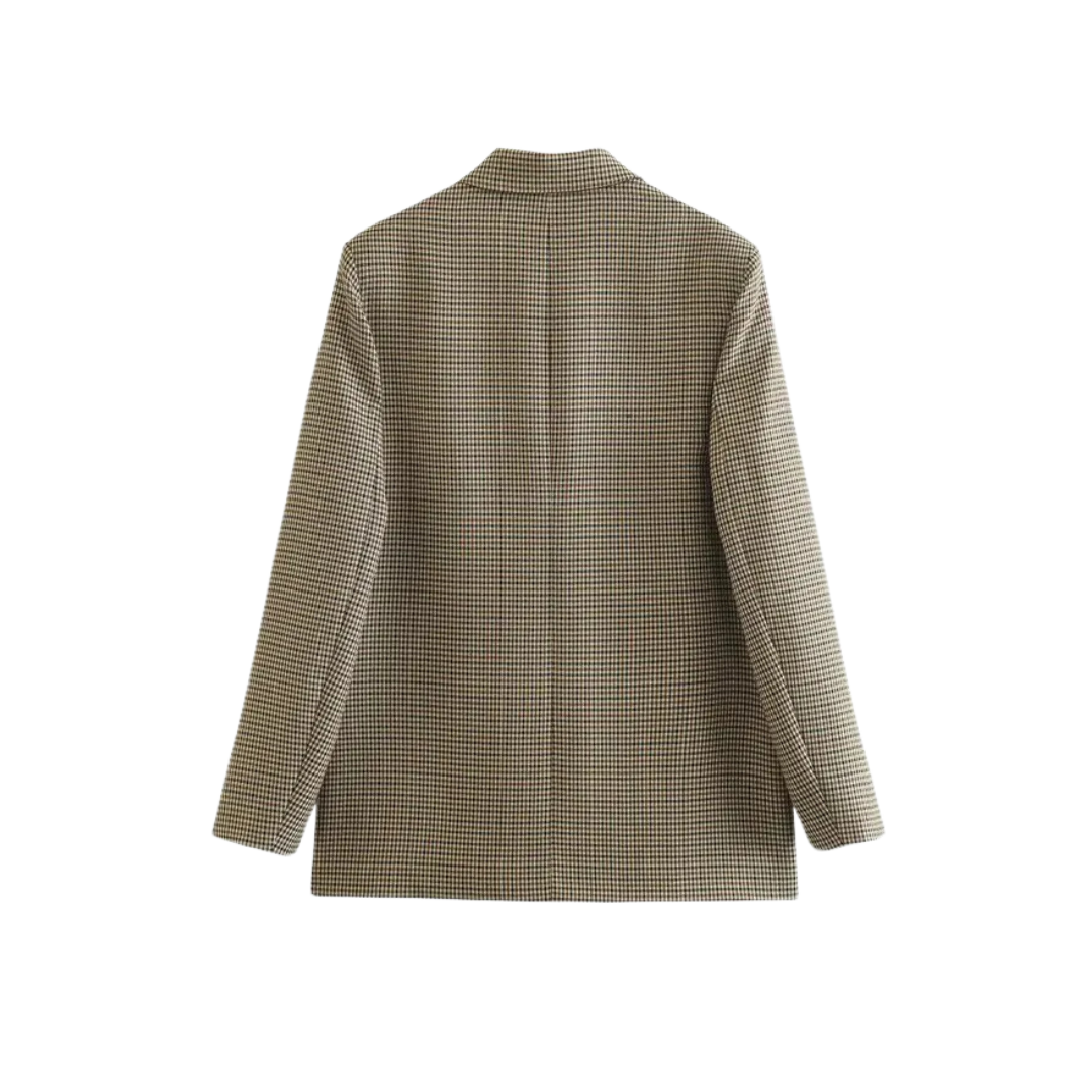Odile | Blazer Classique Pied-de-Poule