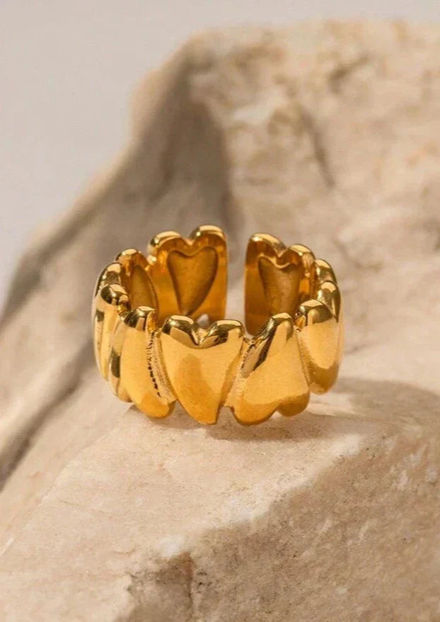 Aline | Bague Cœur Enveloppante