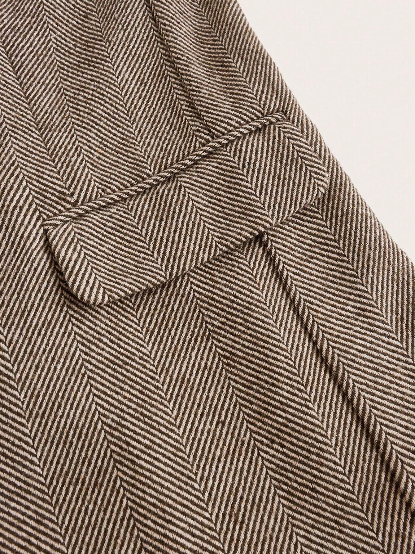 Nicole | Blazer Café Brun à Bouton Unique