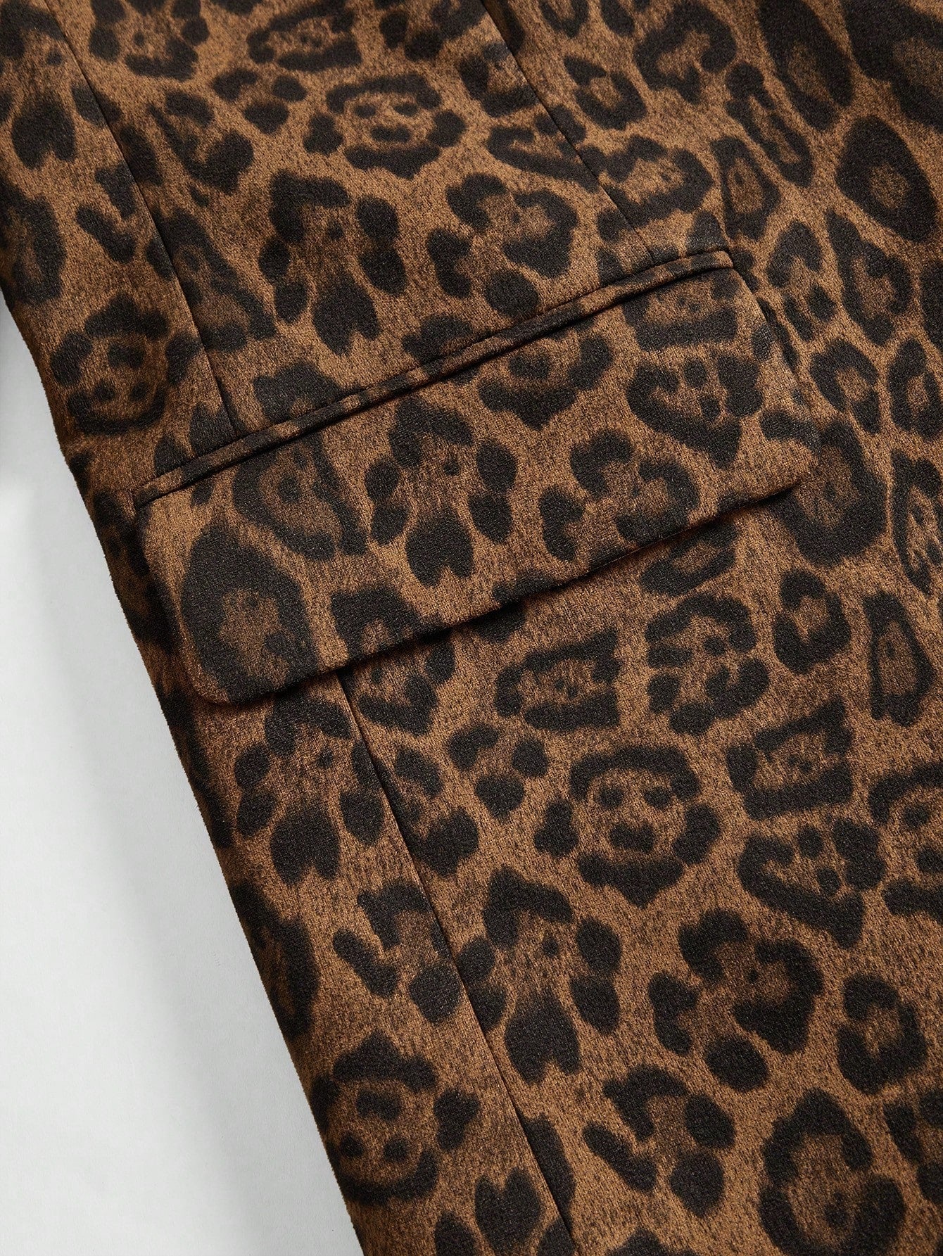 Marie-Claire | Blazer à Bouton Unique Imprimé Léopard
