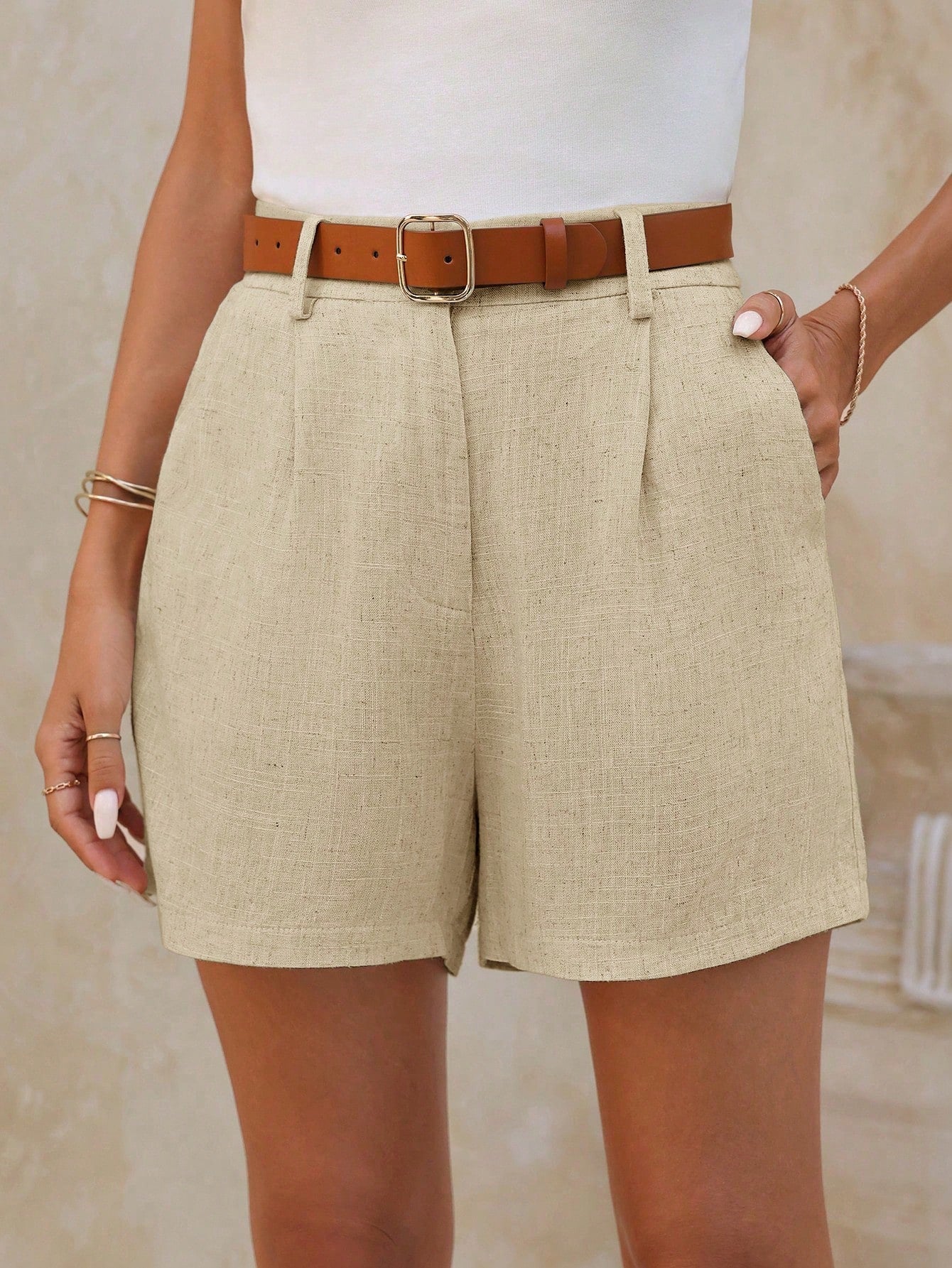 Amelia | Le Short en Lin