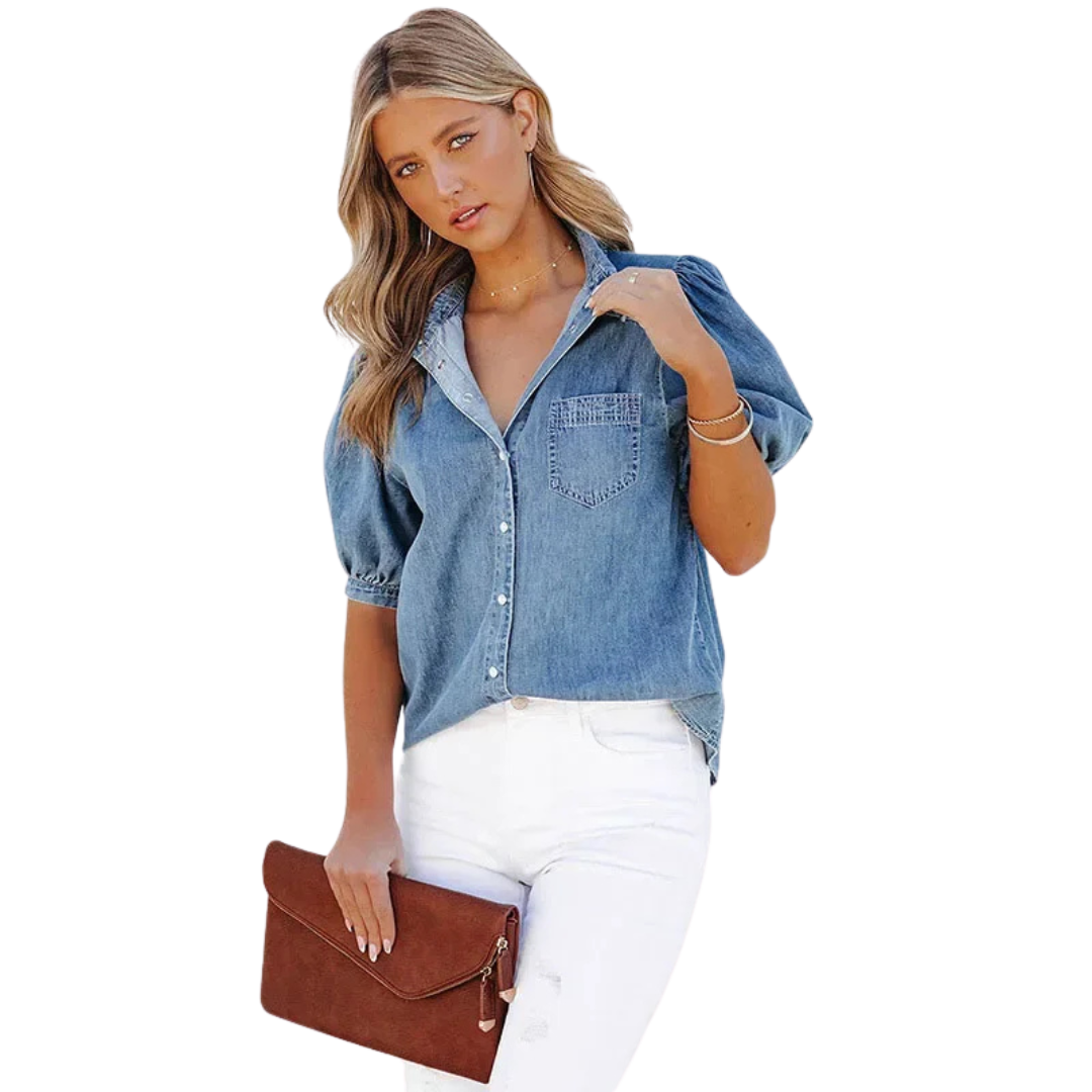 Eva | Chemises en Denim Décontractées