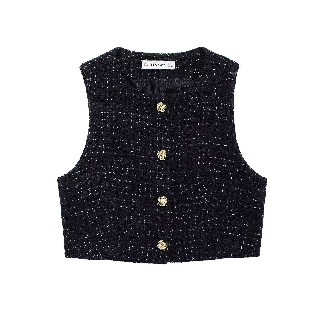 Charlotte | Le Gilet Luxe en Tweed
