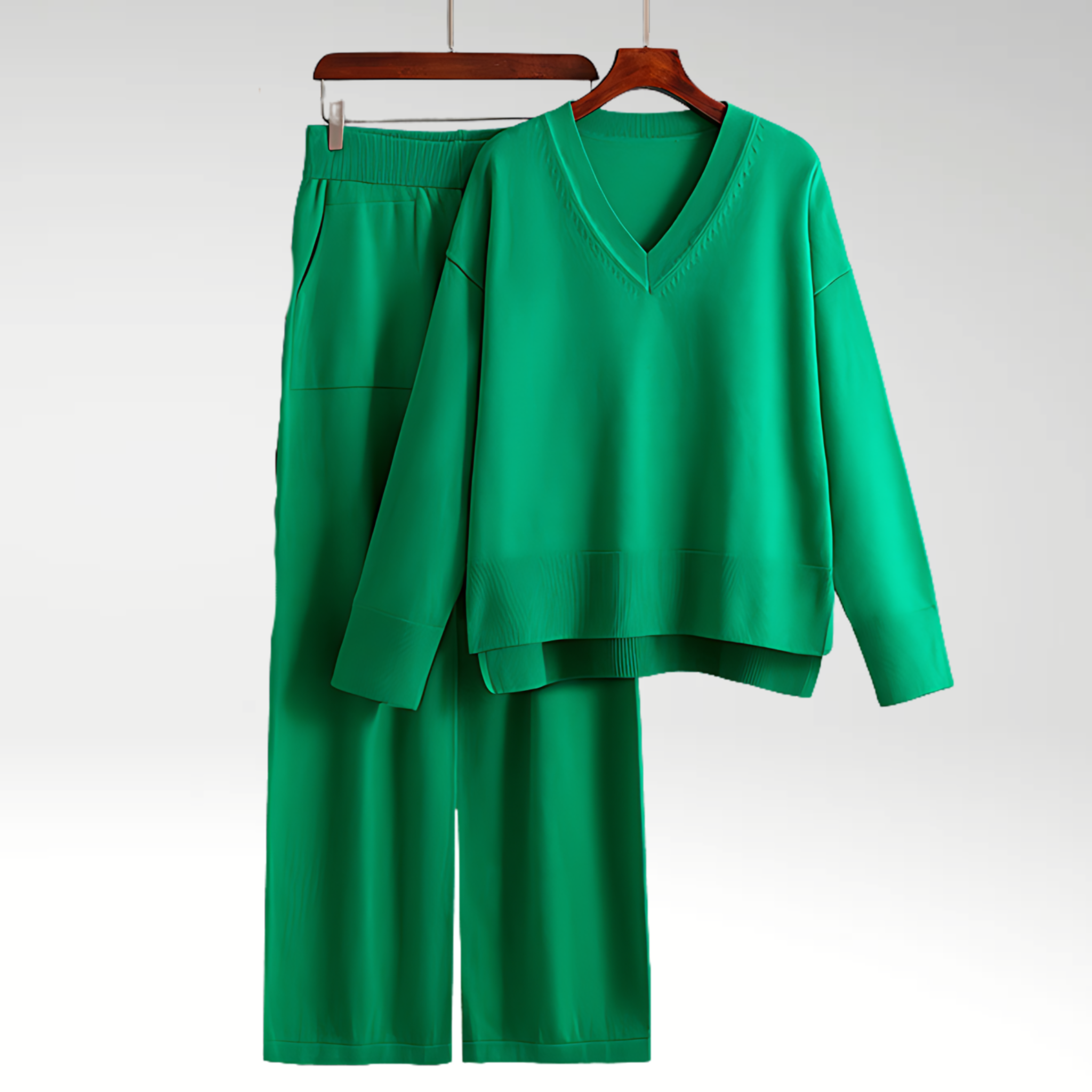 Line | Ensemble deux pièces Luxe à col en V