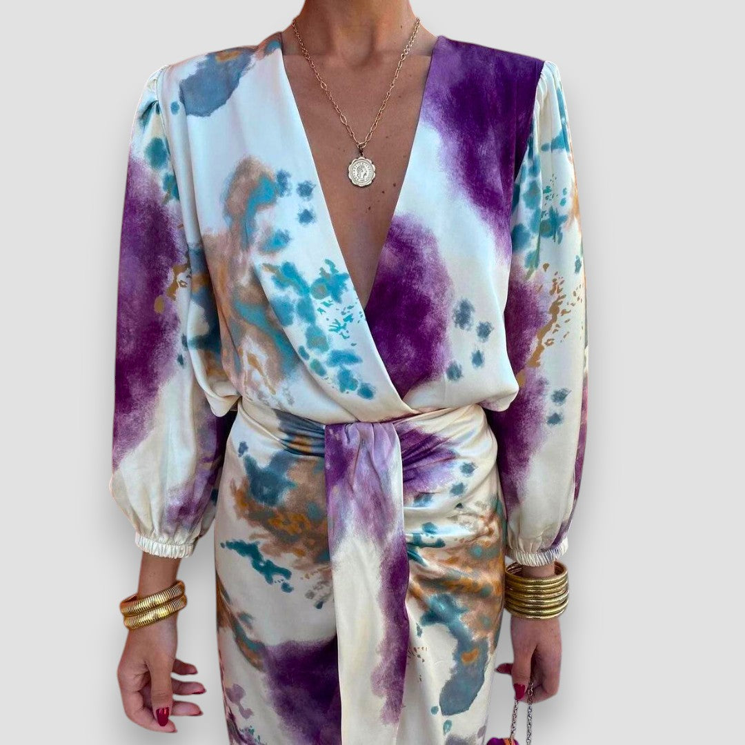 Valentina™ | Robe Élégante avec Encolure en V