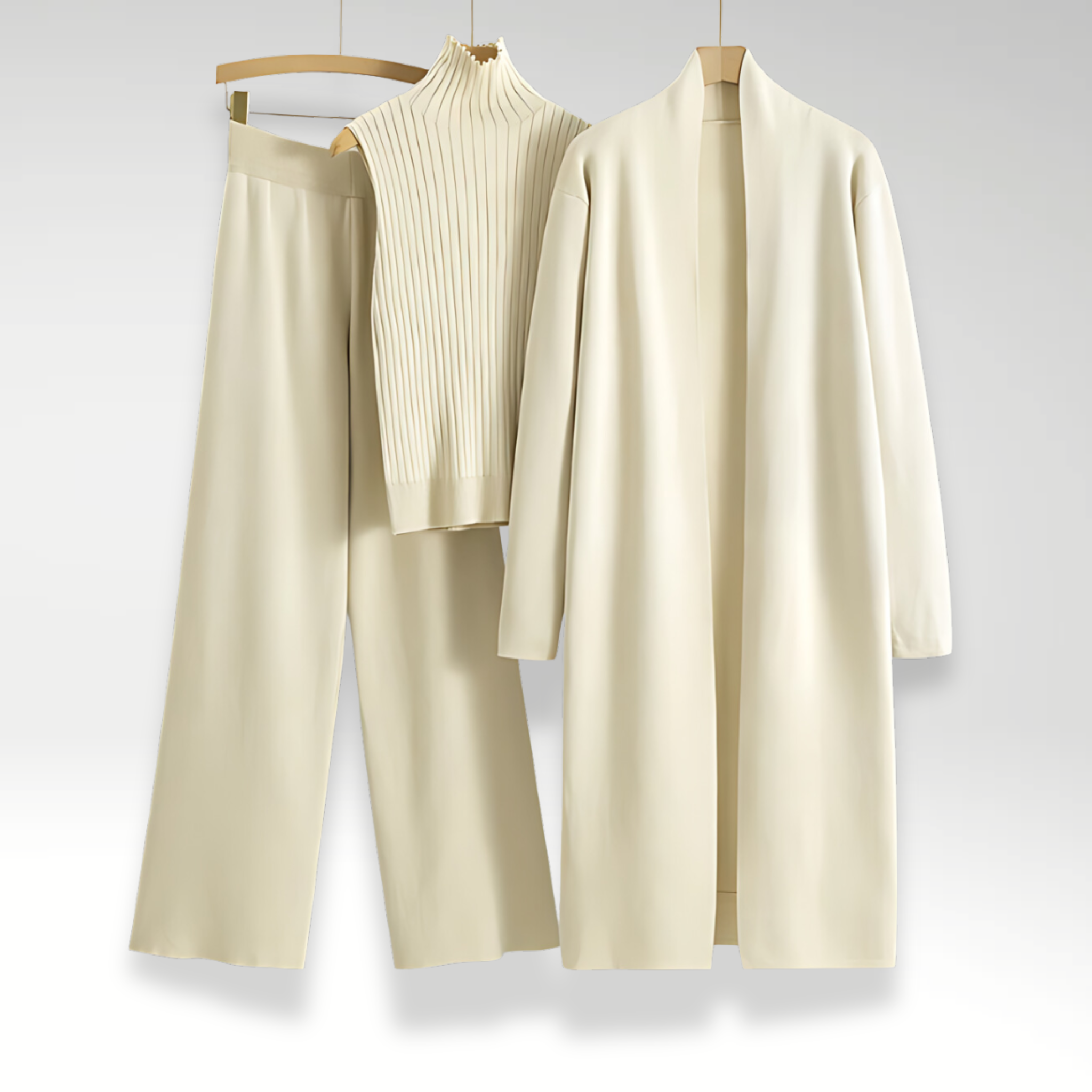 Julie | Ensemble trois pièces en maille Luxe