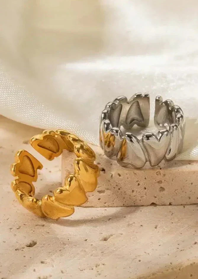 Aline | Bague Cœur Enveloppante