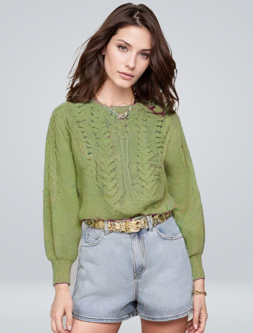 Paulette | Pull en Tricot de Luxe
