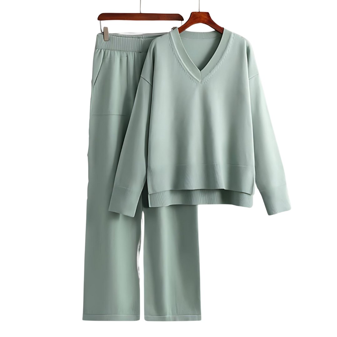 Line | Ensemble deux pièces Luxe à col en V