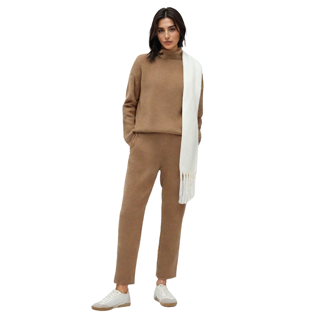 Cécile | Ensemble de détente en maille de luxe