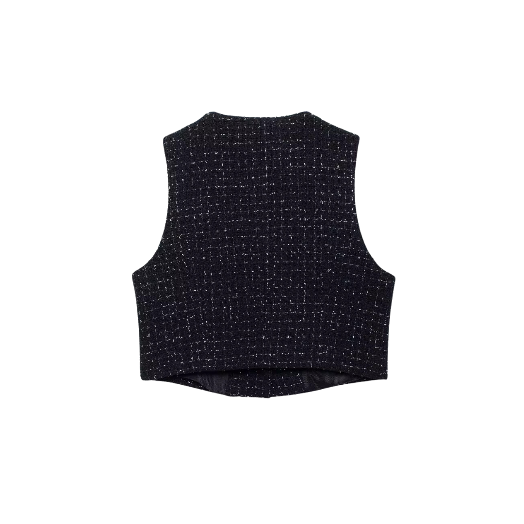 Charlotte | Le Gilet Luxe en Tweed