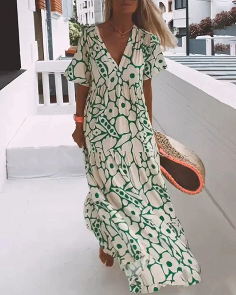 Solène™ | Robe Fleurie Bohème d’Été