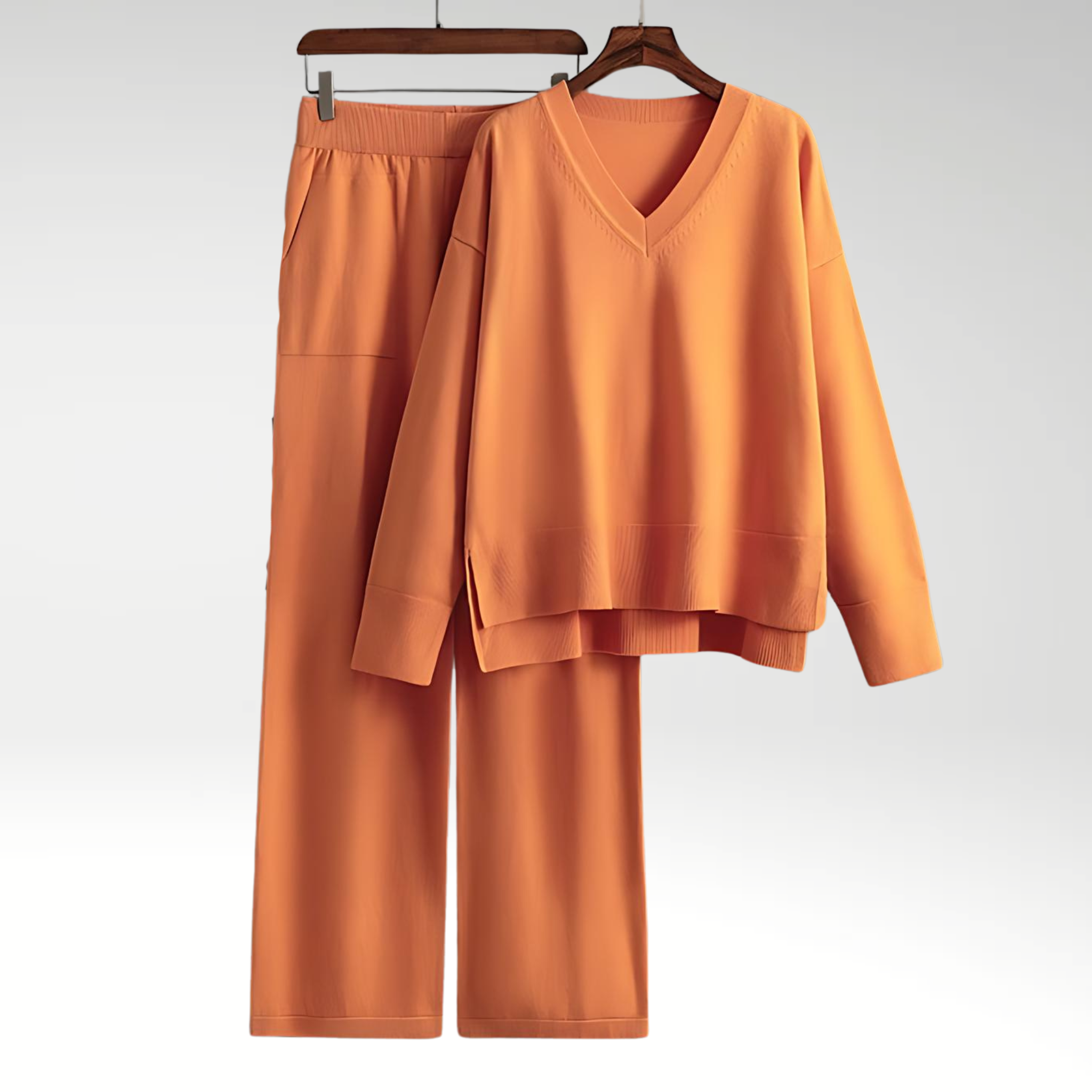 Line | Ensemble deux pièces Luxe à col en V