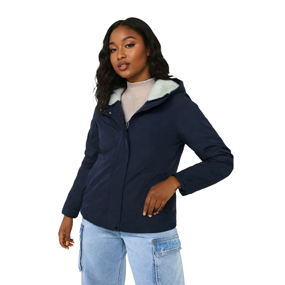 Irène | Veste d'hiver confortable avec Sherpa