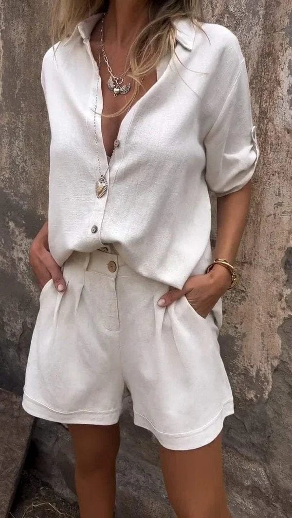 Nathalie | Ensemble léger en lin