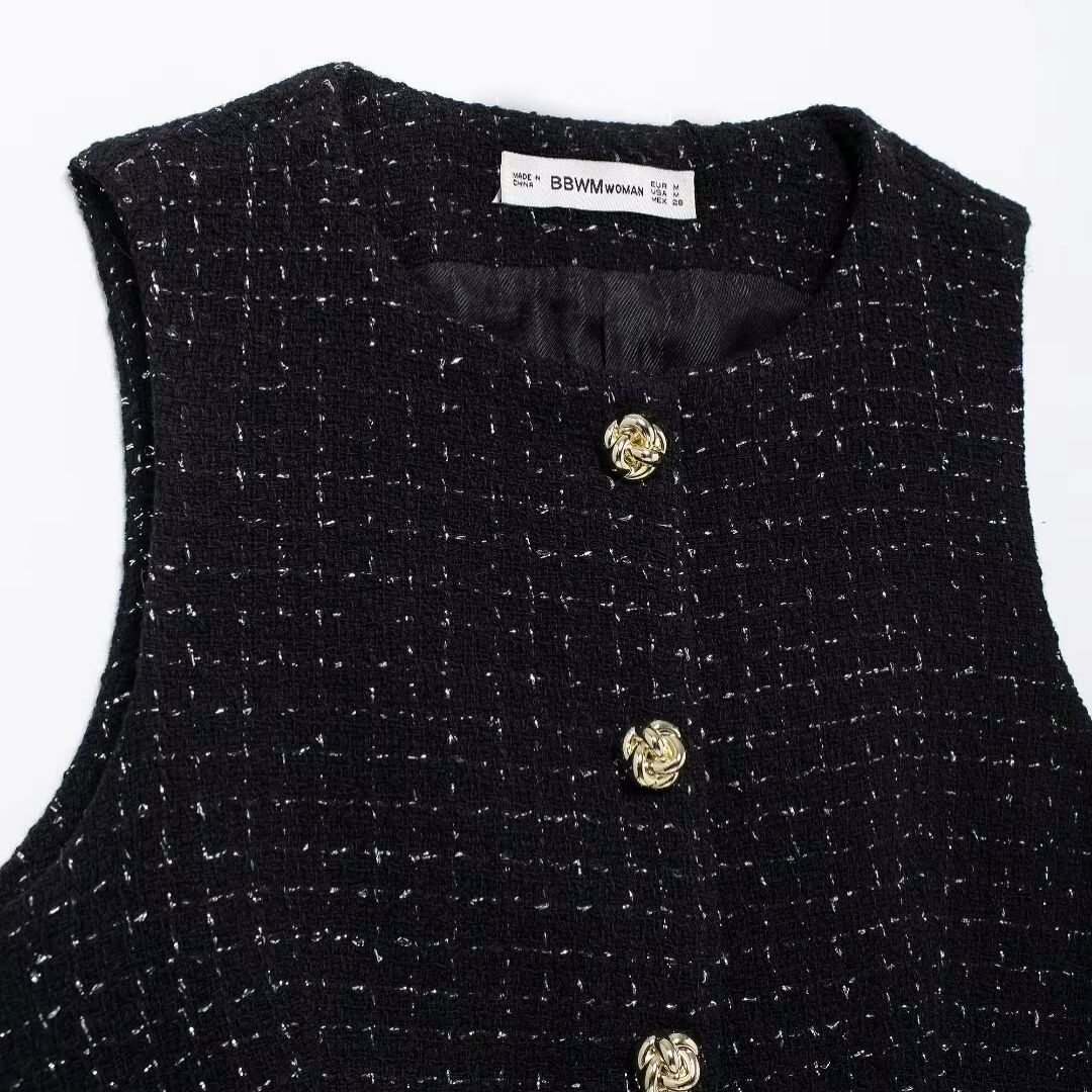 Charlotte | Le Gilet Luxe en Tweed