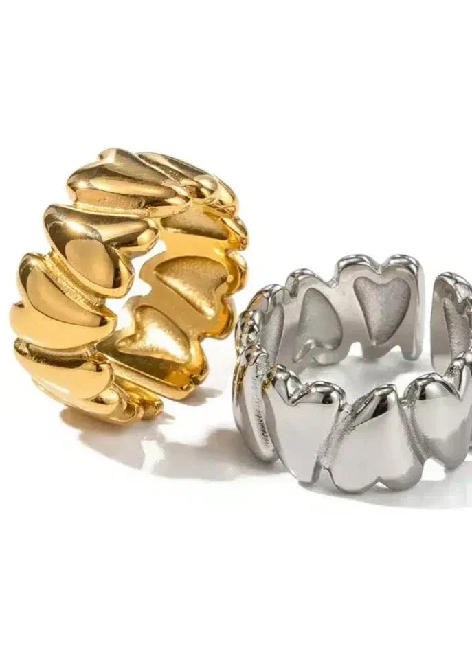 Aline | Bague Cœur Enveloppante