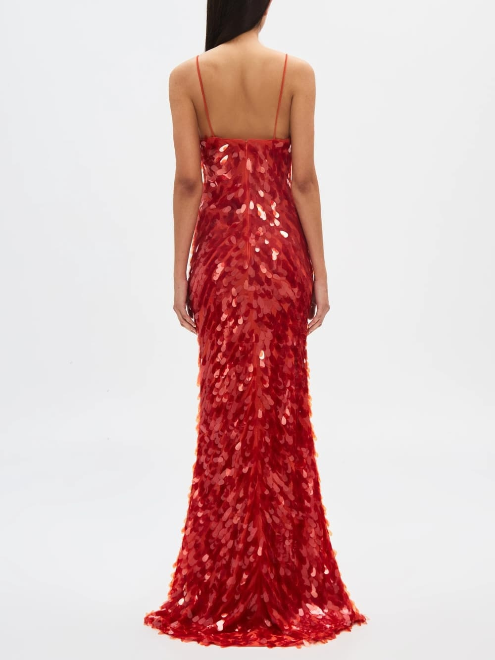 Clara | La Robe Maxi Sequin Saphir Rouge