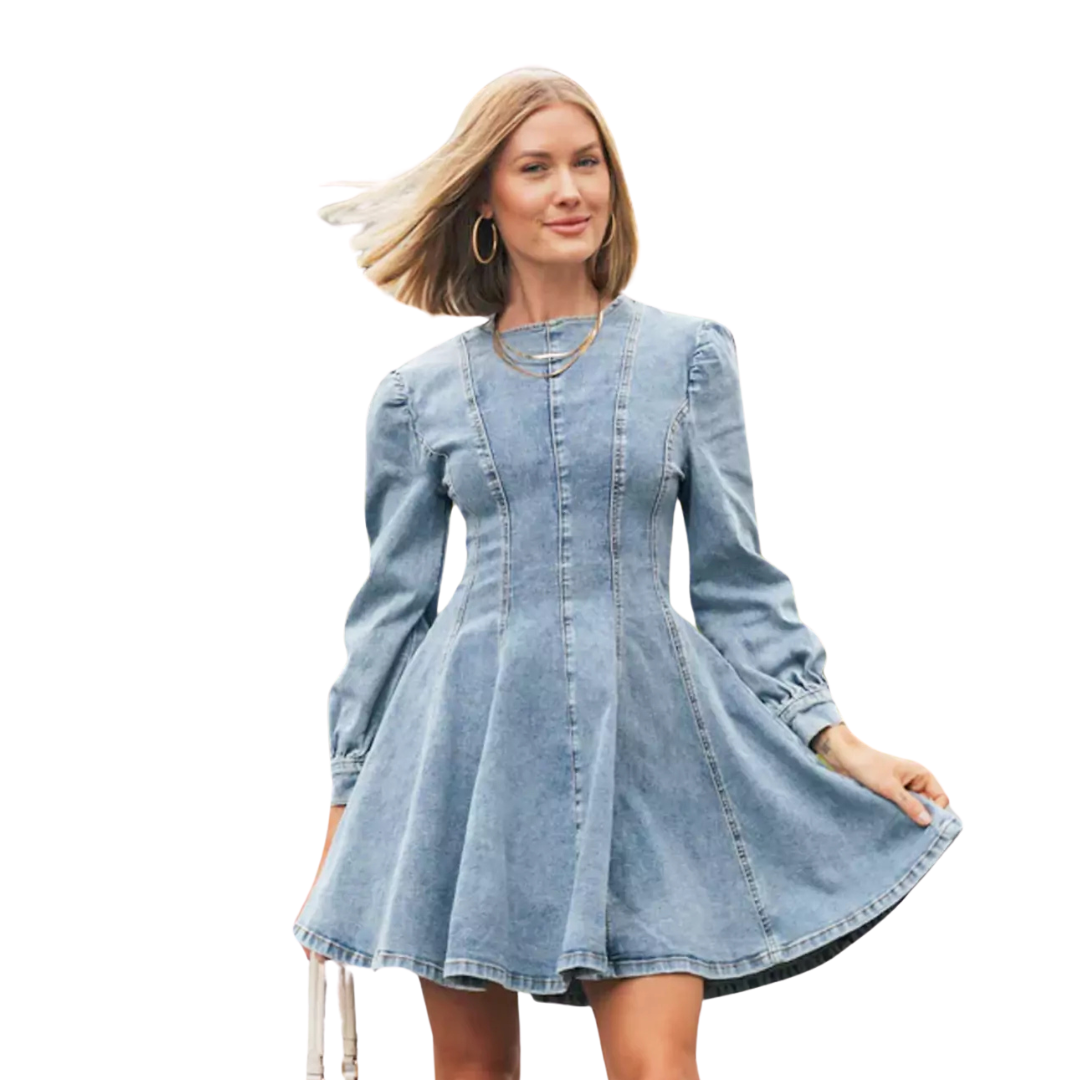 Diane | Robe Mini Denim Darling