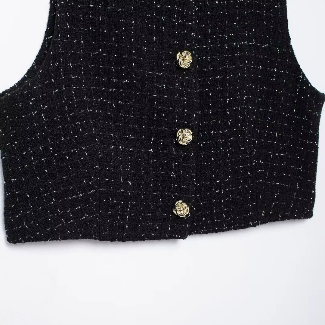 Charlotte | Le Gilet Luxe en Tweed