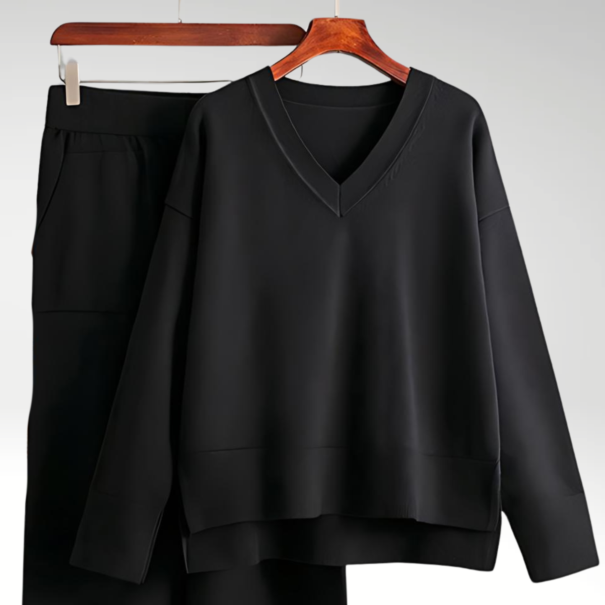 Line | Ensemble deux pièces Luxe à col en V