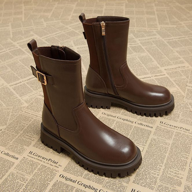 Séverine | Bottines à Semelle Épaisse