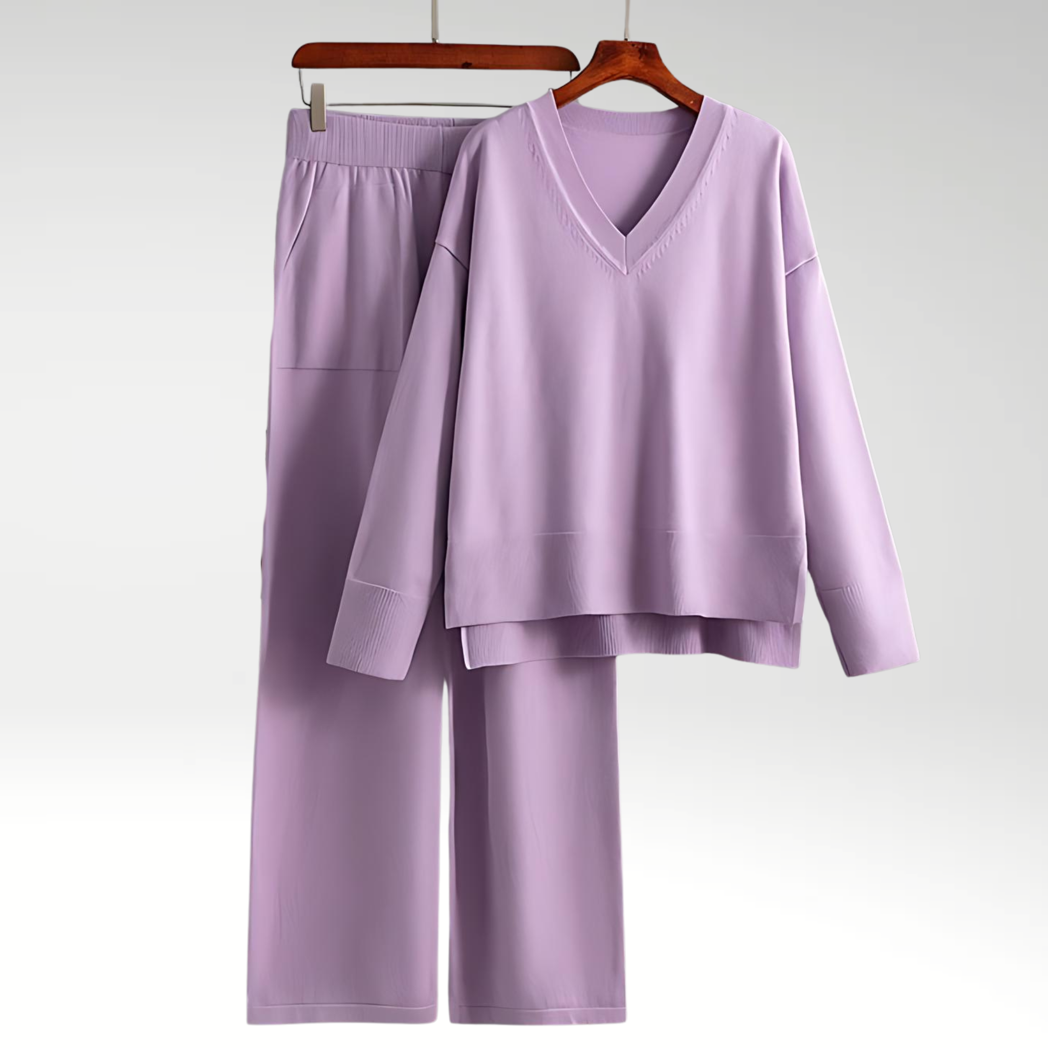 Josette | Luxe Ensemble deux pièces col V