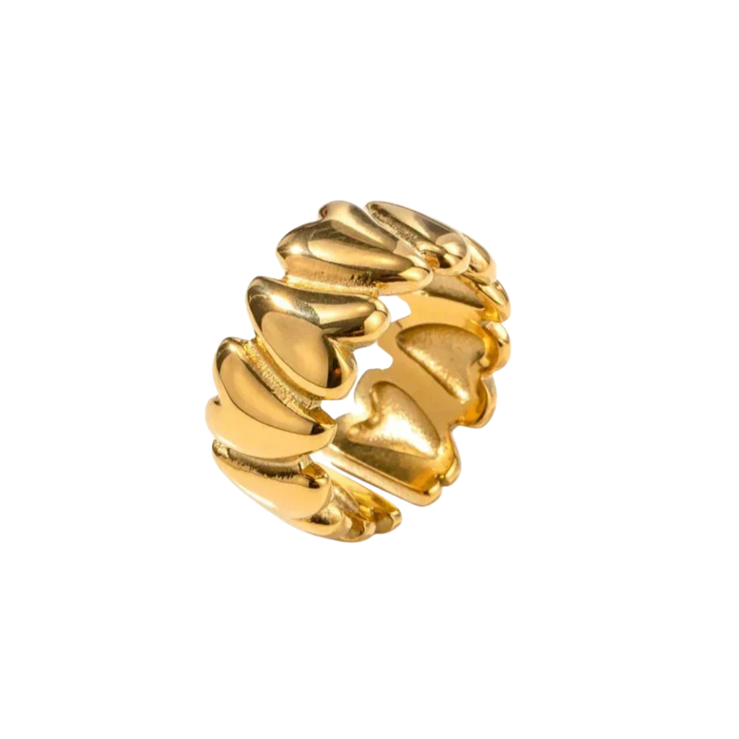Aline | Bague Cœur Enveloppante