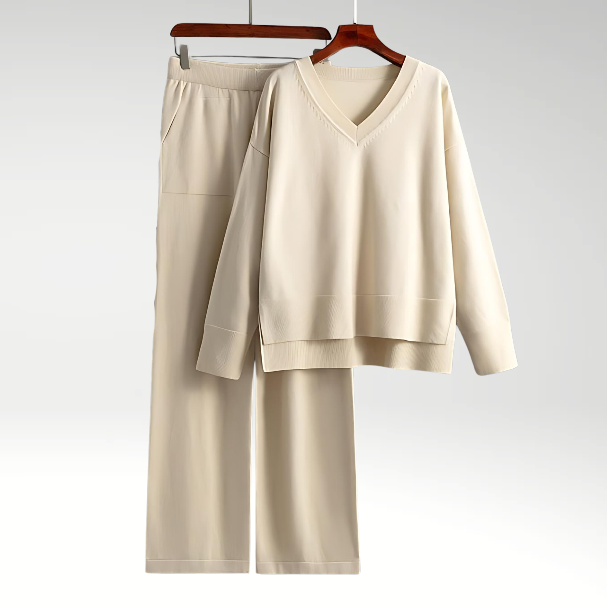 Line | Ensemble deux pièces Luxe à col en V