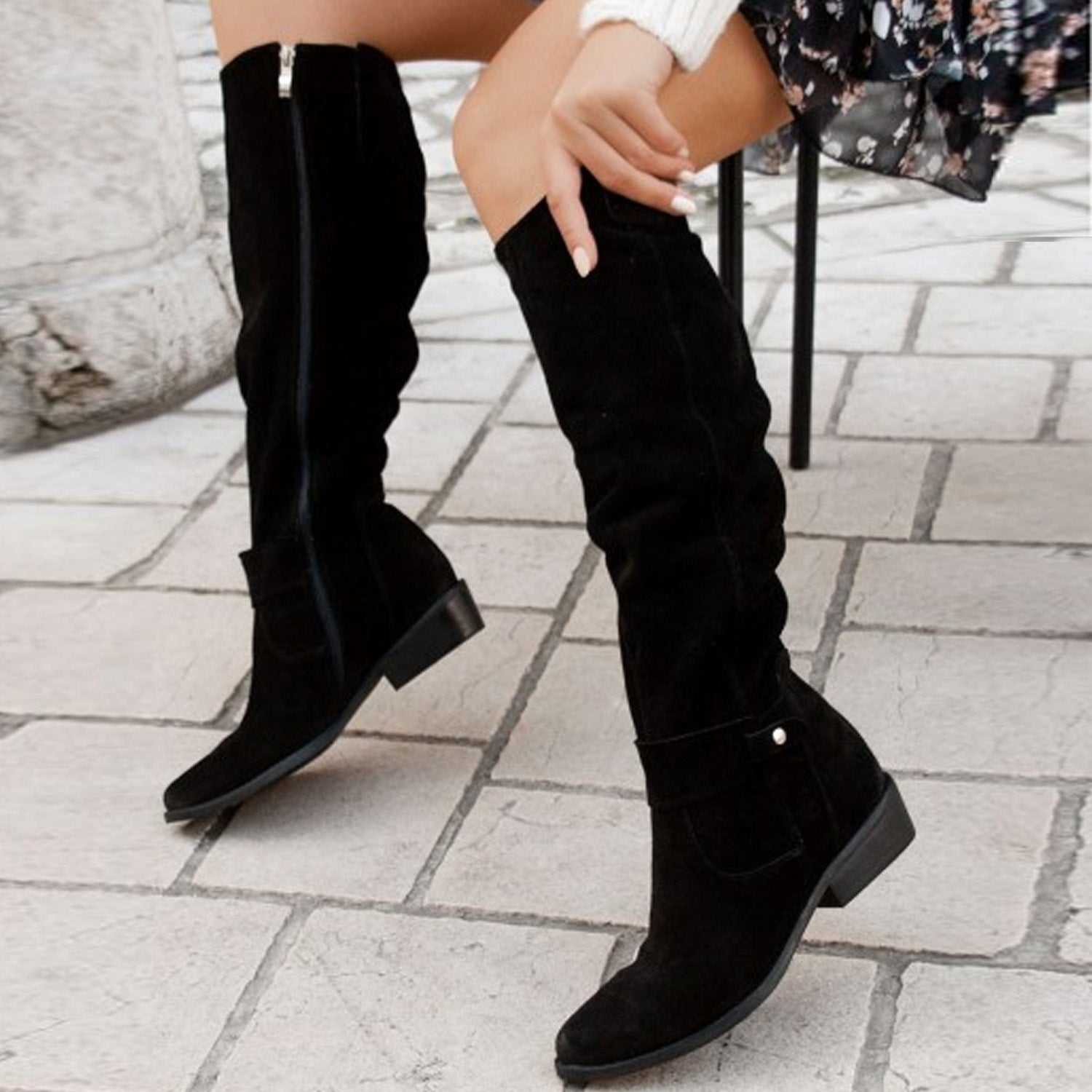 Sienna | Bottes en Suède au-dessus du genou