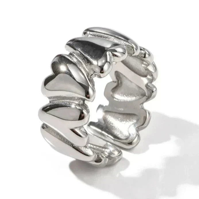Aline | Bague Cœur Enveloppante