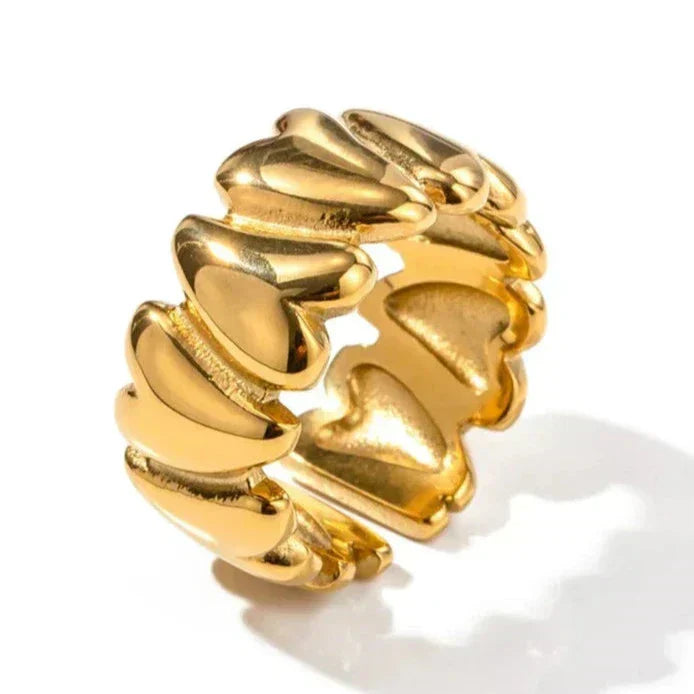 Aline | Bague Cœur Enveloppante