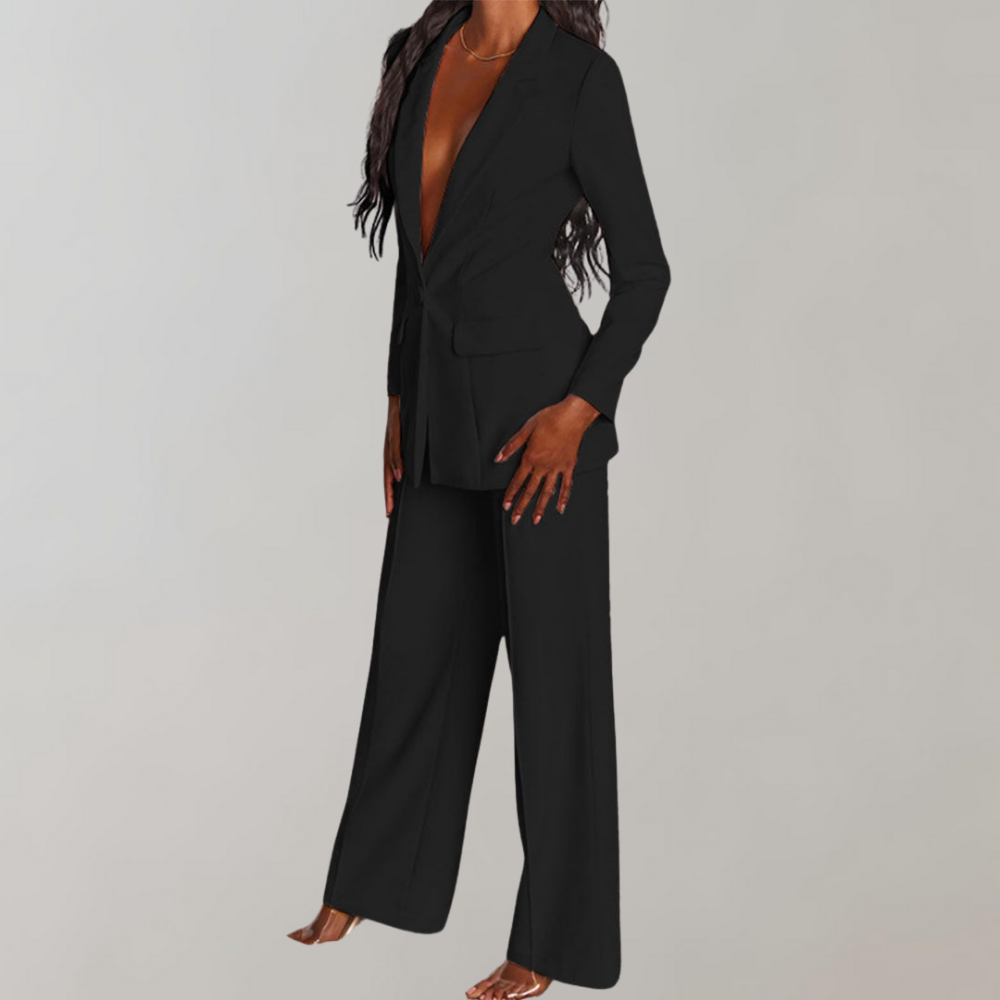 Lucette | Ensemble Blazer et Pantalon Élégant
