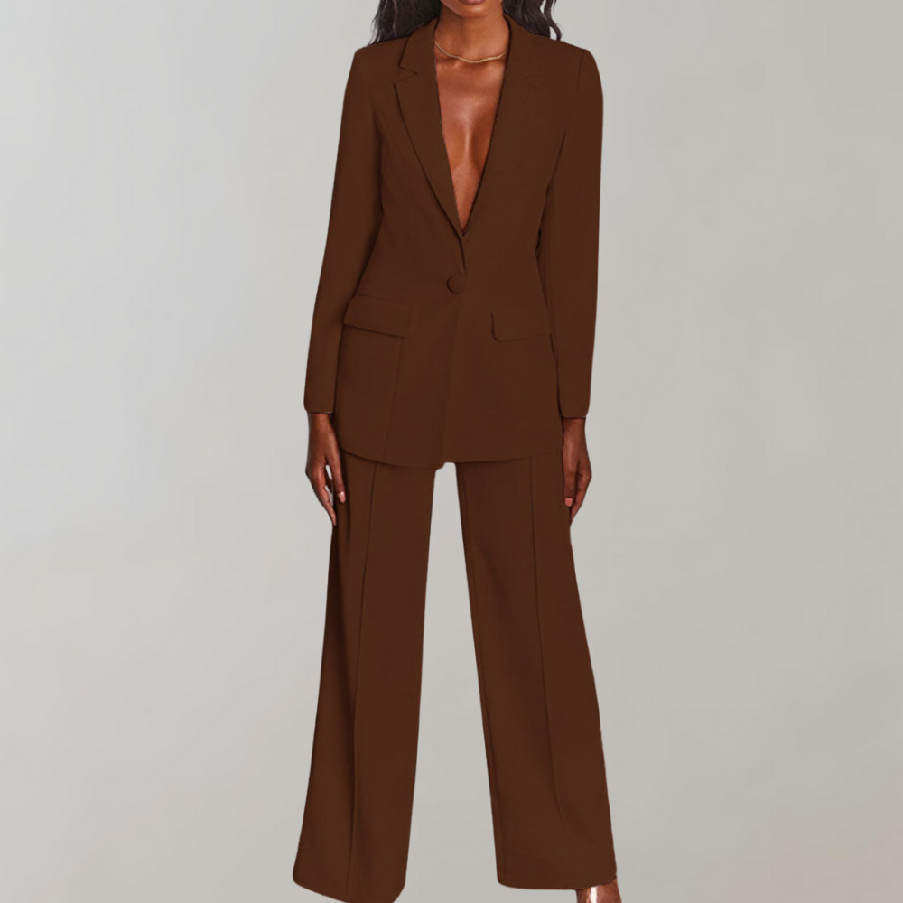Lucette | Ensemble Blazer et Pantalon Élégant