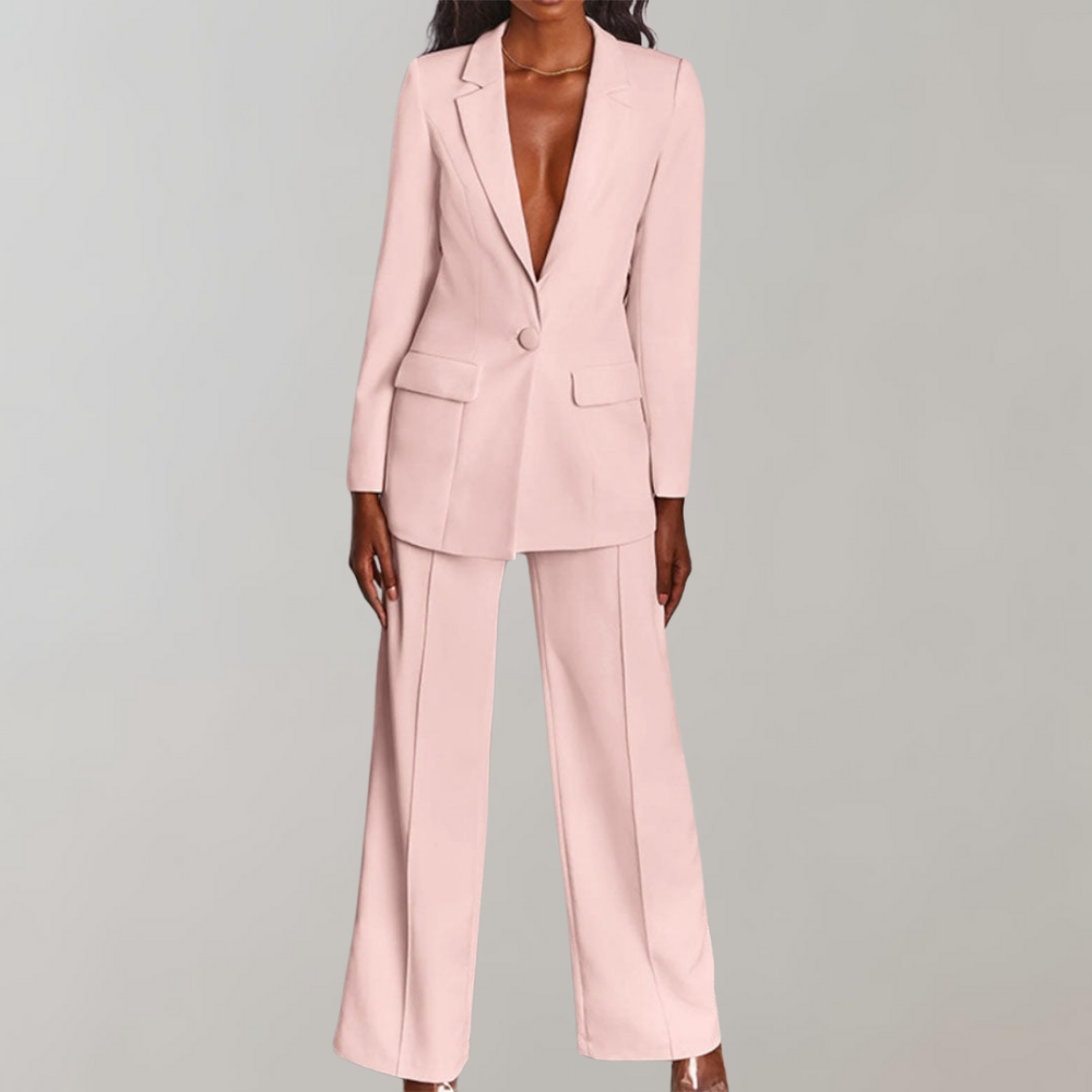 Lucette | Ensemble Blazer et Pantalon Élégant