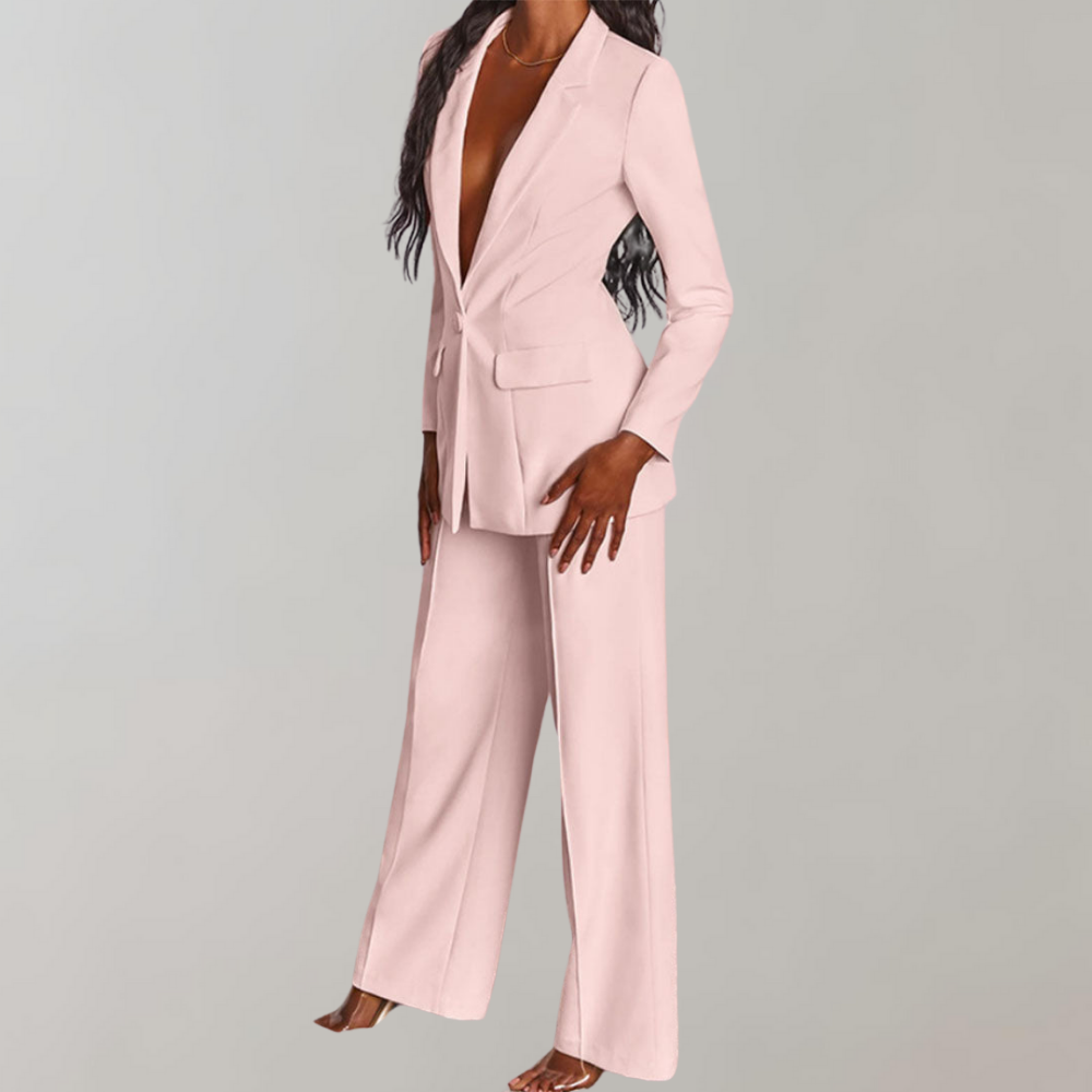 Lucette | Ensemble Blazer et Pantalon Élégant